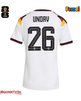 Germania Deniz Undav #26 Echipament de Fotbal Replică Mondial 2026 Femei Acasa Germania Deniz Undav #26 Echipament de Fotbal Replică Mondial 2026 Femei Acasa